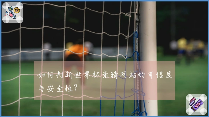 如何判断世界杯竞猜网站的可信度与安全性？